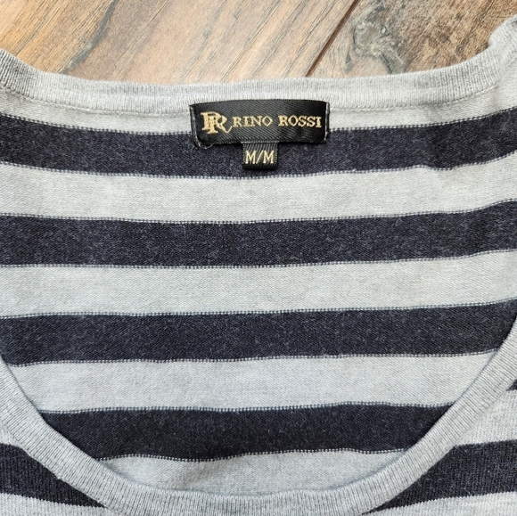 Rino Rossi Gray, Black sweatshirt Size M - Picture 2 of 3